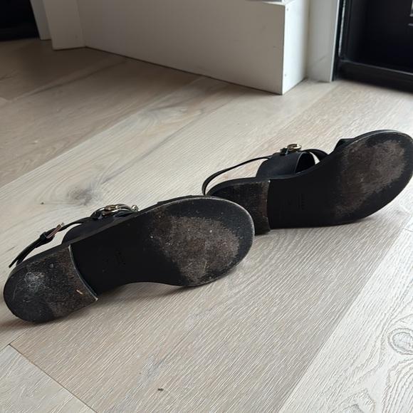 Authentic Gucci gladiator black sandals - Picture 5 of 7